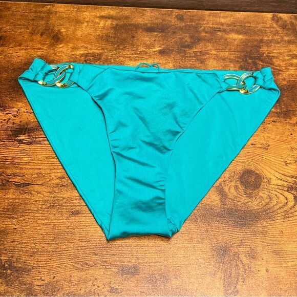 Trina Turk Women's Monaco Chain Hipster Bikini Bottom Ceramic (Teal), Sz 6. NWT - Picture 4 of 11